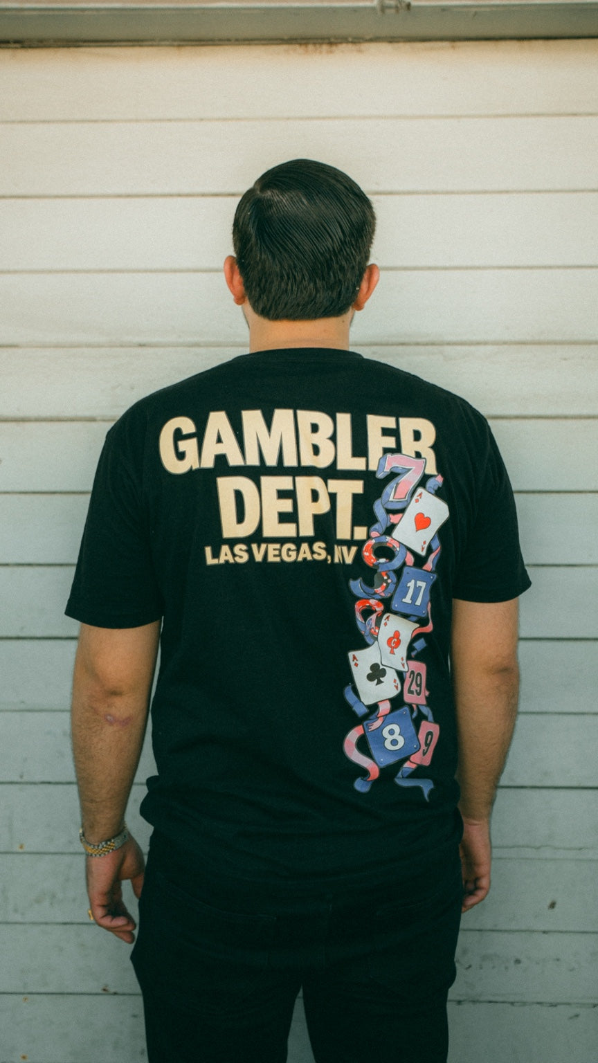 Gambler DPT Celebration Tee black back